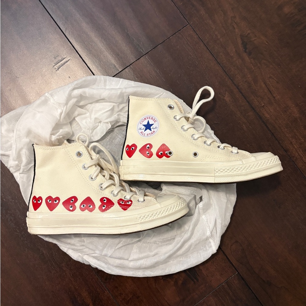 Comme des Garcon Play x Converse High-Top multi heart Sneaker